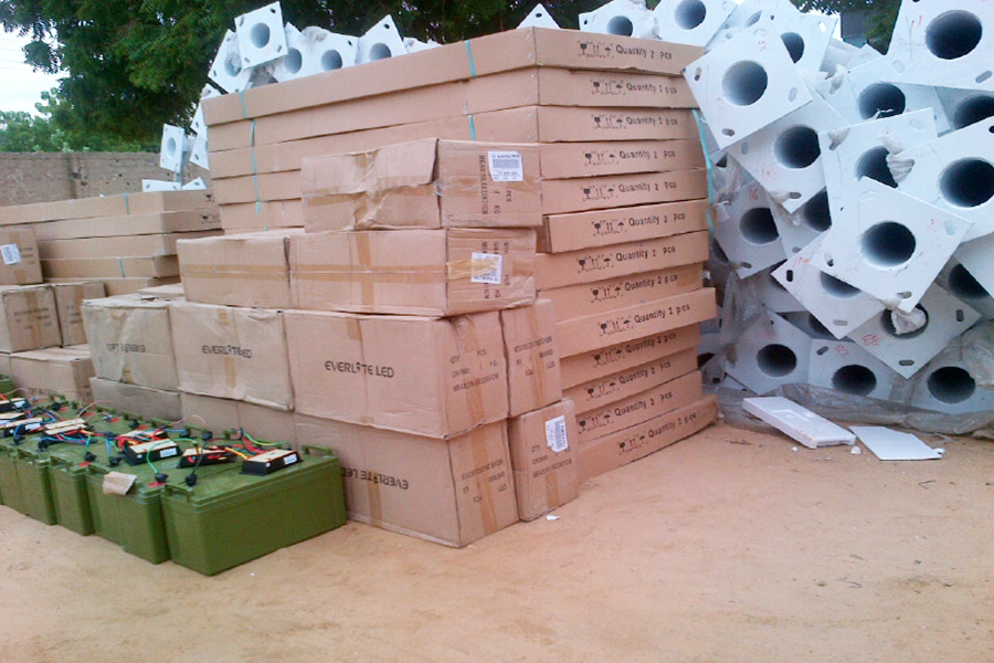 Alles in zwei in Nigeria